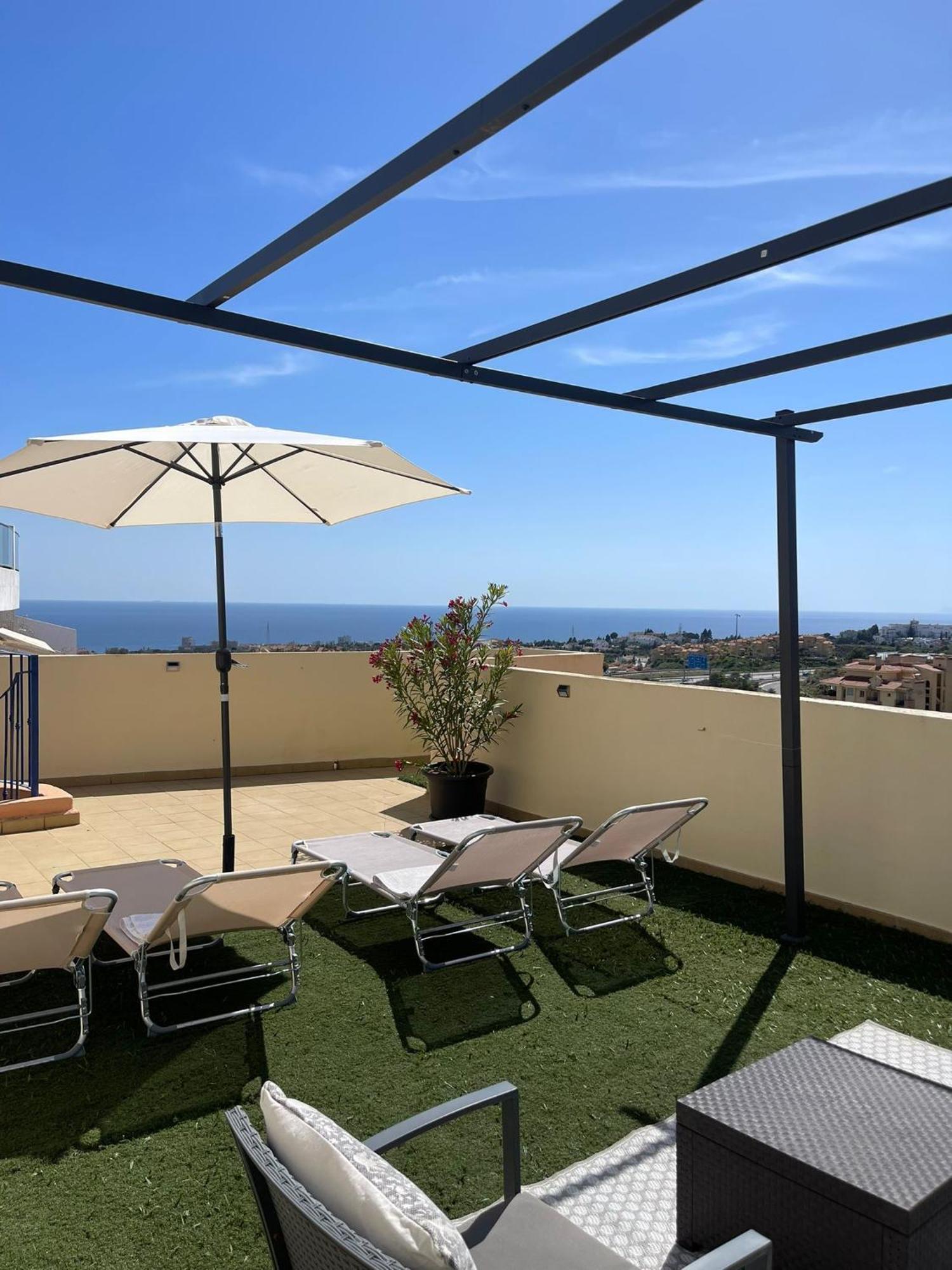 Ferienwohnung Panoramic Seaview Mijas Exterior foto